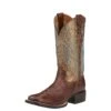 Bota Vaquera Round Up Wide Square Toe