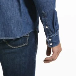 Camisa Ariat De Mezclilla Corte Retro Botón A Presión -Ariat Mexico Sales 10033464 detail01