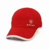 Gorra Ponyflo Roja Logo Ariat Blanco