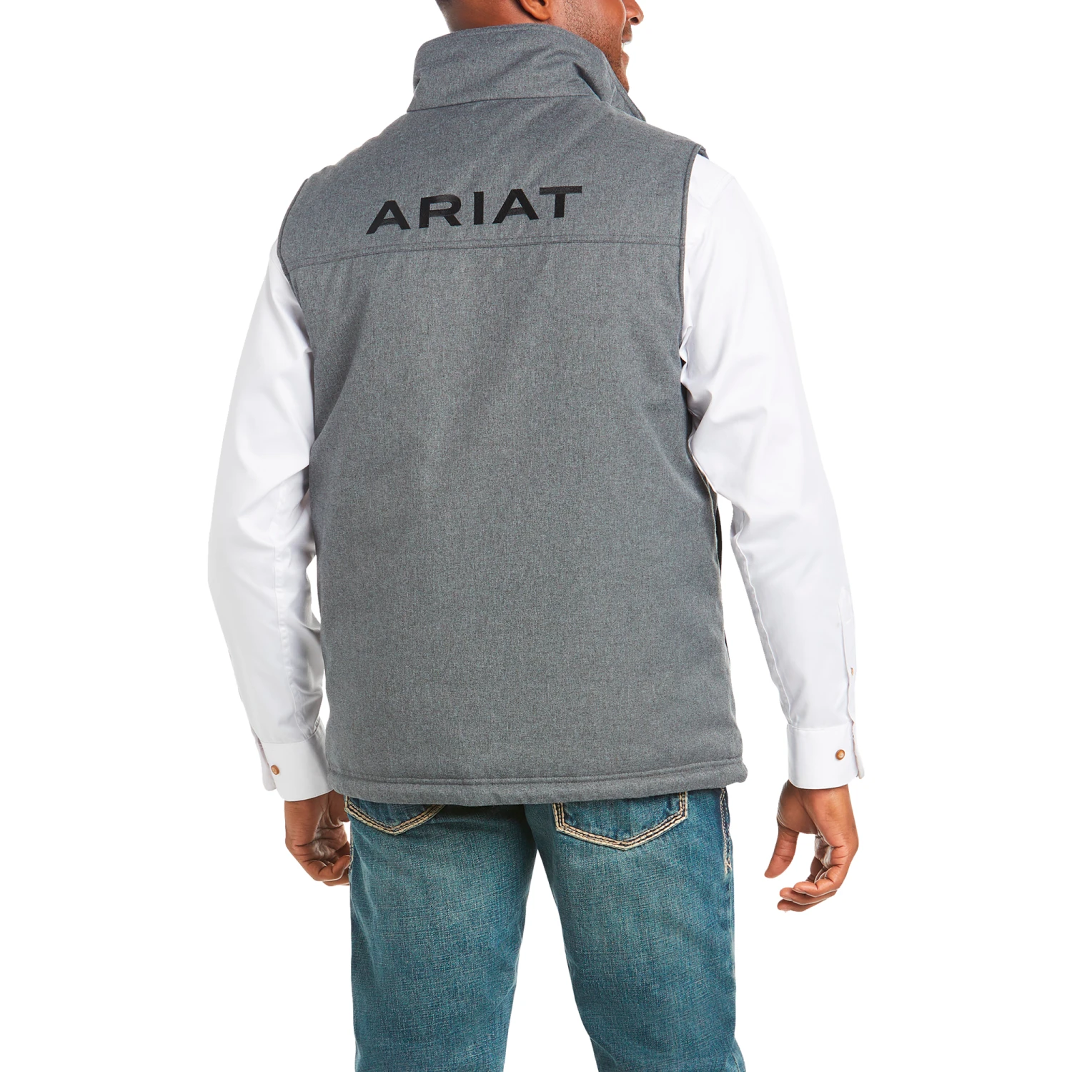 Chaleco Ariat Team Logo Insulated Gris 2 Chaleco Ariat Team Logo Insulated Gris - Image 2