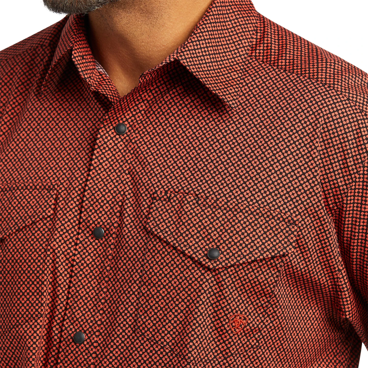 Camisa Prasad Stretch Corte Clásico Botón A Presión 2 Camisa Prasad Stretch Corte Clásico Botón A Presión - Image 2