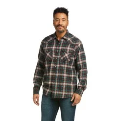 Camisa Harrisburg Corte Retro Botón A Presión