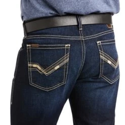 Jeans M7 Rocker Stretch Fairbanks Corte Recto -Ariat Mexico Sales F21 MNS WEST 10037964 detail02