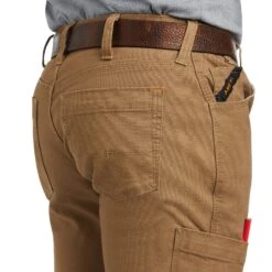 Pantalón Rebar M7 DuraStretch Made Tough Khaki Corte Recto -Ariat Mexico Sales F21 MNS WORK 10036734 detail02