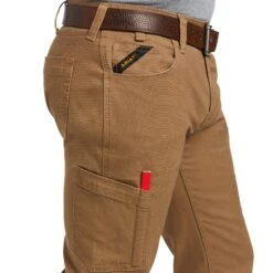 Pantalón Rebar M7 DuraStretch Made Tough Khaki Corte Recto -Ariat Mexico Sales F21 MNS WORK 10036734 detail04