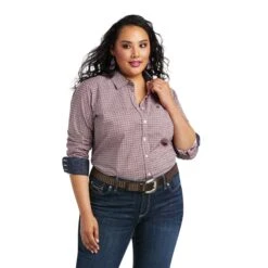 Camisa Kirby Stretch Modern Mosaic 8 Camisa Kirby Stretch Modern Mosaic -Ariat Mexico Sales F21 WMS WEST 10037934 front plus