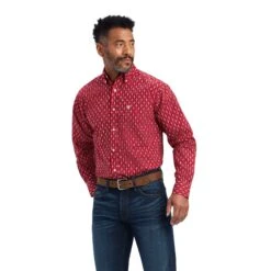 Camisa Ariat Noland Corte Fitted