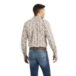 Camisa Keon Stretch Corte Fitted -Ariat Mexico Sales F22 MNS WEST 10042327 back