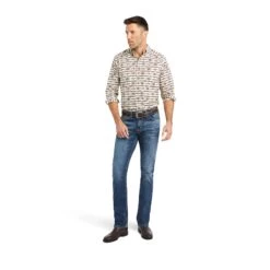 Camisa Keon Stretch Corte Fitted -Ariat Mexico Sales F22 MNS WEST 10042327 full