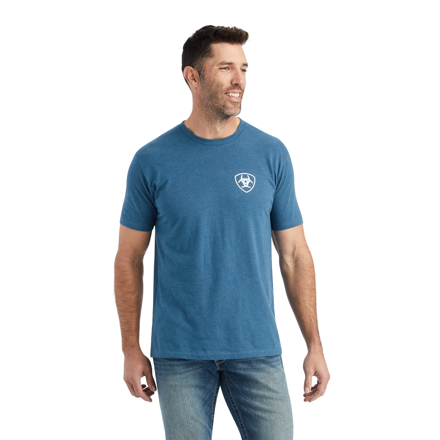 Playera Ariat Hexafill Steel Blue 1 Playera Ariat Hexafill Steel Blue