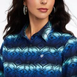 Camisa Ariat Team Kirby Stretch Maison Print -Ariat Mexico Sales F22 WMS WEST 10041435 detail01