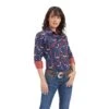 Camisa Ariat Kirby Stretch Ropey Rose