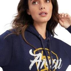 Sudadera Ariat R.E.A.L. Shield Logo Navy -Ariat Mexico Sales F22 WMS WEST 10041679 detail01