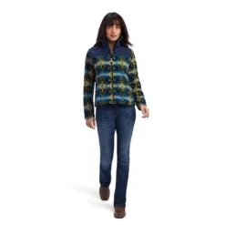 Chamarra Prescott Fleece Navy Sonoran -Ariat Mexico Sales F22 WMS WEST 10041818 full