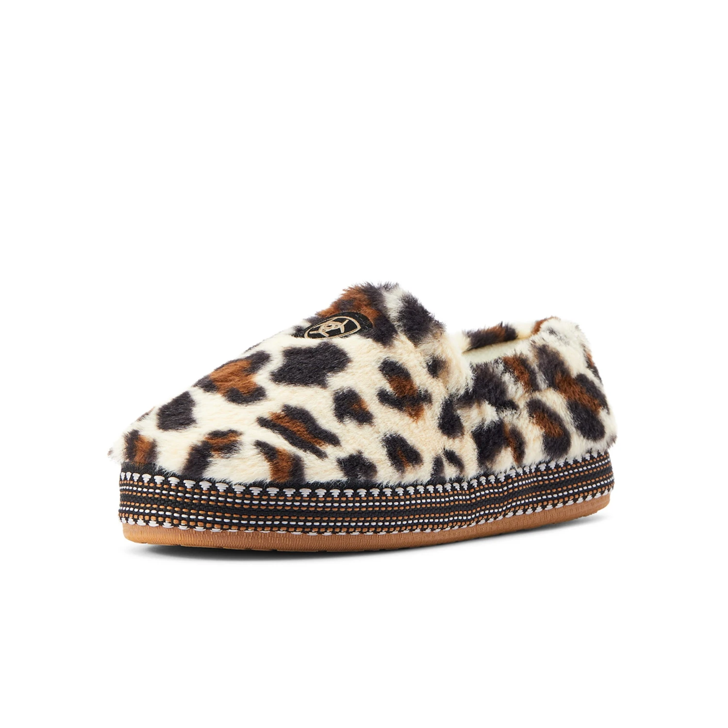 Pantufla Ariat Snuggle Cream Leopard 1 Pantufla Ariat Snuggle Cream Leopard