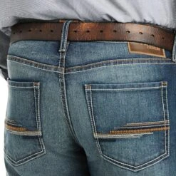 Jeans M5 Slim Patterson Stretch Corte Recto 7 Jeans M5 Slim Patterson Stretch Corte Recto -Ariat Mexico Sales S21 MNS WEST 10034634 detail03