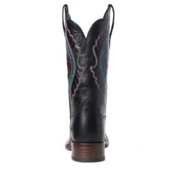 Bota Vaquera PrimeTime True Black -Ariat Mexico Sales S21 WMS WEST 10035934 heel
