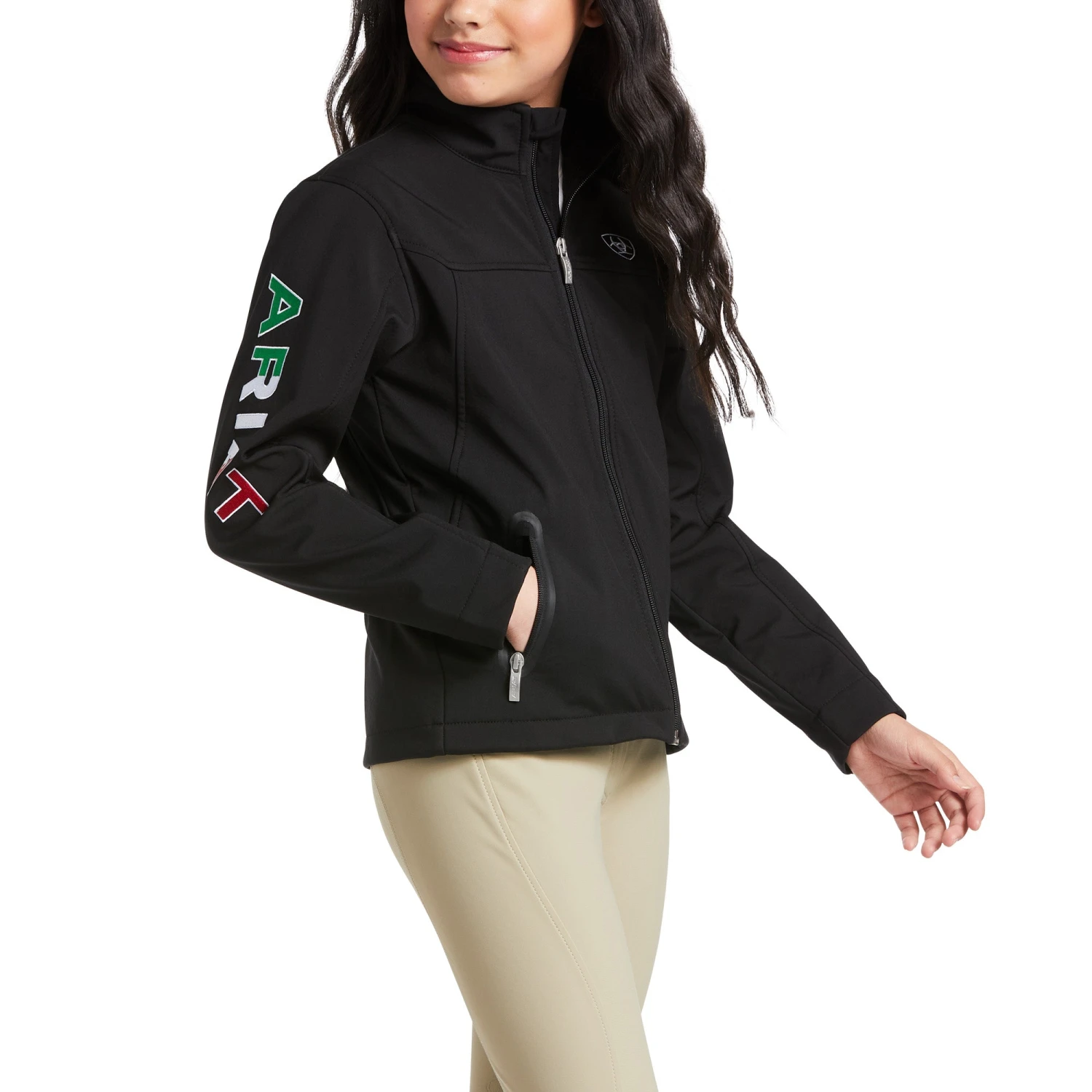 Chamarra Infantil Unisex Ariat New Team Softshell México 4 Chamarra Infantil Unisex Ariat New Team Softshell México - Image 4