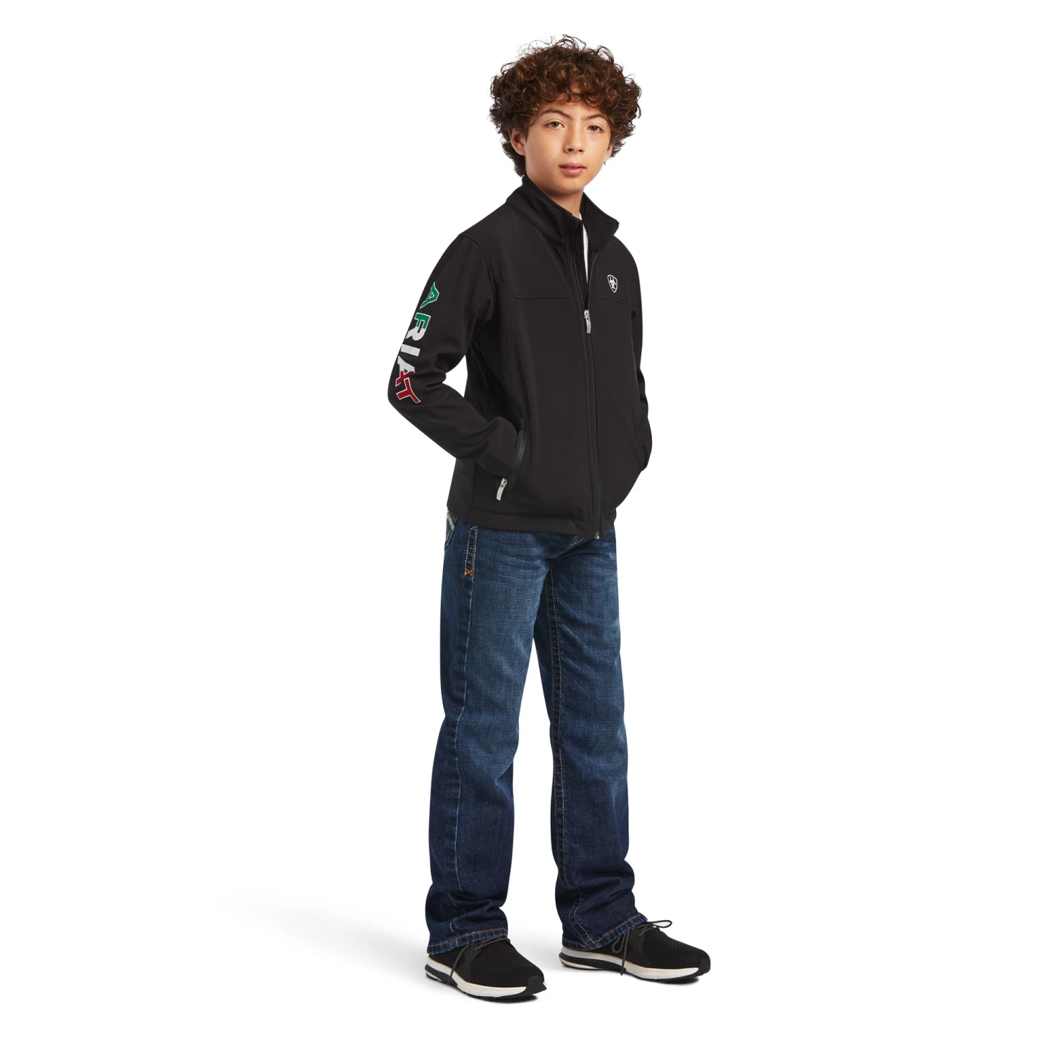 Chamarra Infantil Unisex Ariat New Team Softshell México 3 Chamarra Infantil Unisex Ariat New Team Softshell México - Image 3