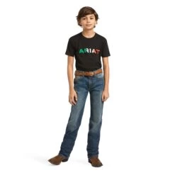 Playera Ariat Infantil México -Ariat Mexico Sales S22 BYS WEST 10039939 full