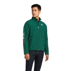 Chamarra Ariat New Team Softshell México Verde