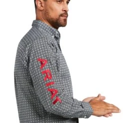 Camisa Ariat Team Russ Corte Fitted -Ariat Mexico Sales S22 MNS WEST 10039238 detail02