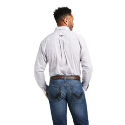 Camisa Relentless Obdurate Stretch Corte Clásico -Ariat Mexico Sales S22 MNS WEST 10039314 back