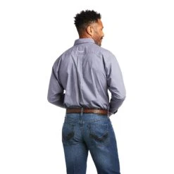 Camisa Relentless Implacable Stretch Corte Clásico -Ariat Mexico Sales S22 MNS WEST 10039316 back