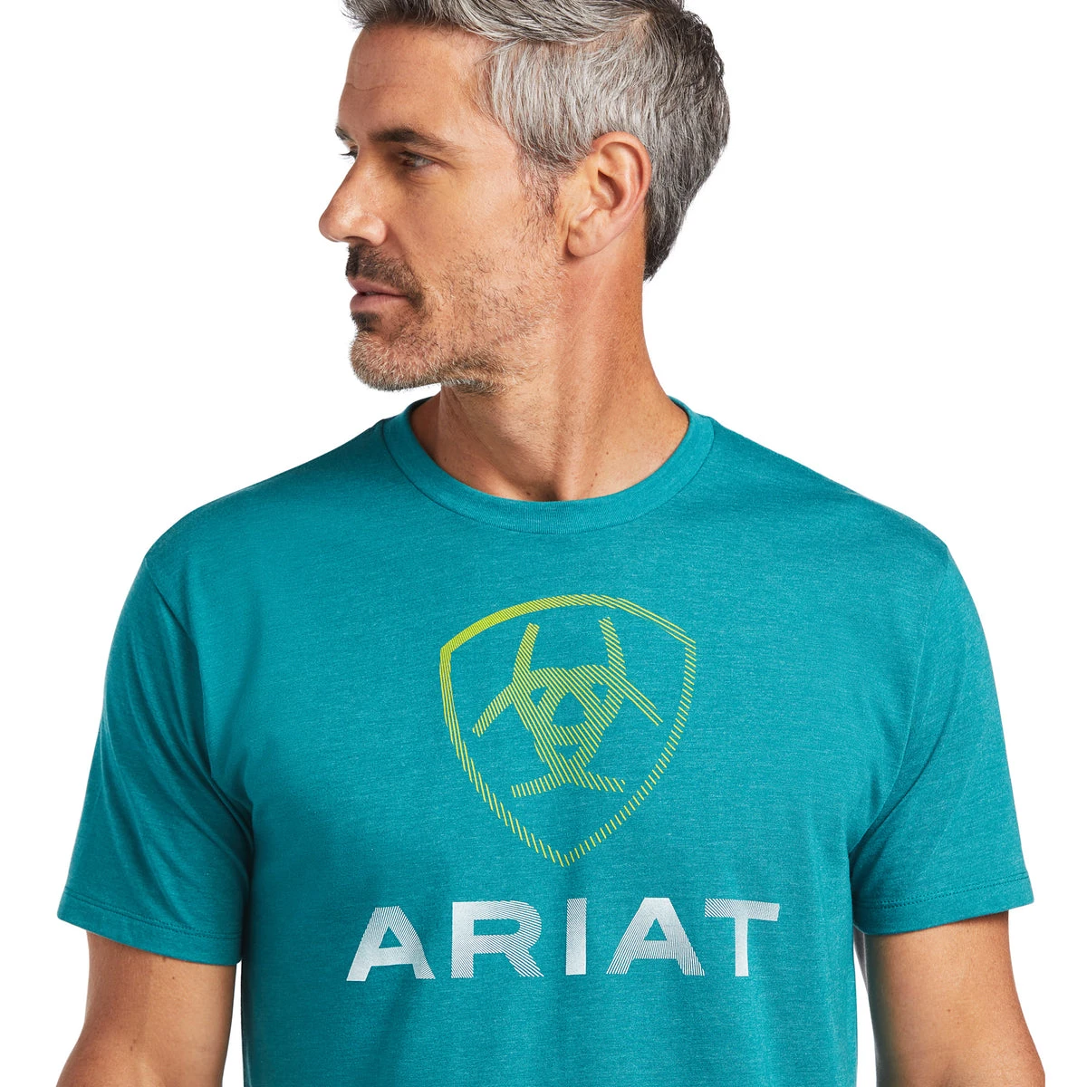Playera Ariat Blends Azul 3 Playera Ariat Blends Azul - Image 3