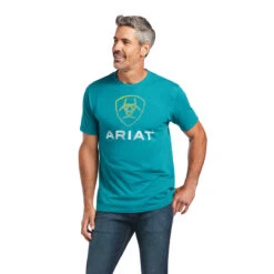 Playera Ariat Blends Azul