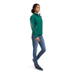 Chamarra Softshell Team México Verde -Ariat Mexico Sales S22 WMS ENGL 10039460 full