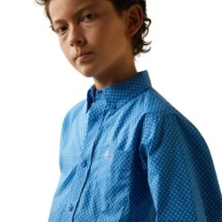 Camisa Ariat Infantil Lloyd -Ariat Mexico Sales S23 BYS WEST 10043713 detail01