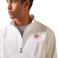 Chamarra Ariat New Team Softshell México Blanco 8 Chamarra Ariat New Team Softshell México Blanco -Ariat Mexico Sales S23 MNS ENGL 10043549 detail01