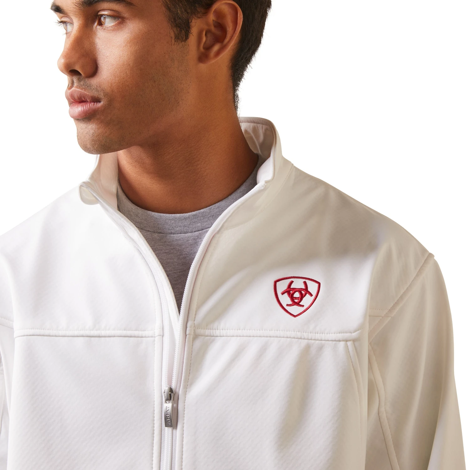 Chamarra Ariat New Team Softshell México Blanco 3 Chamarra Ariat New Team Softshell México Blanco - Image 3