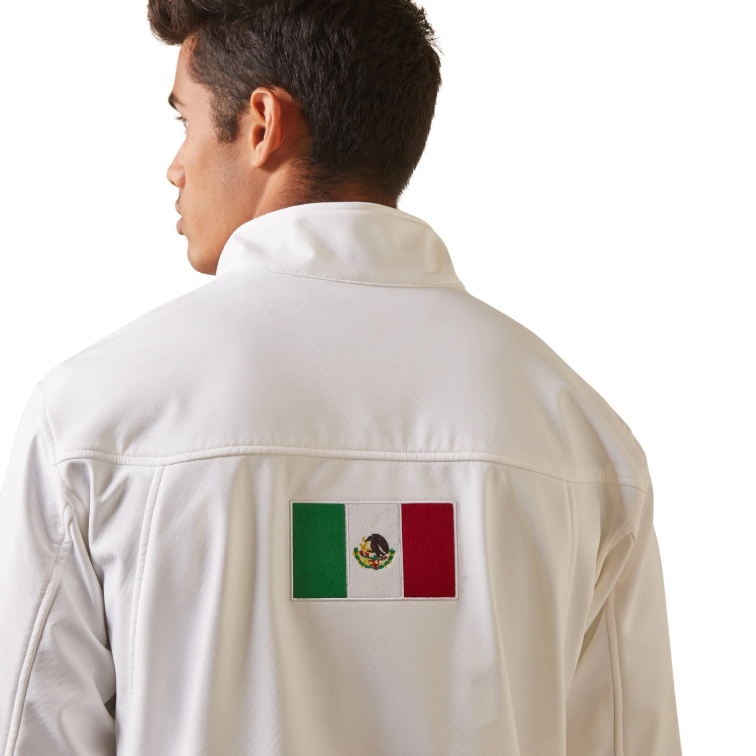Chamarra Ariat New Team Softshell México Blanco 5 Chamarra Ariat New Team Softshell México Blanco - Image 5