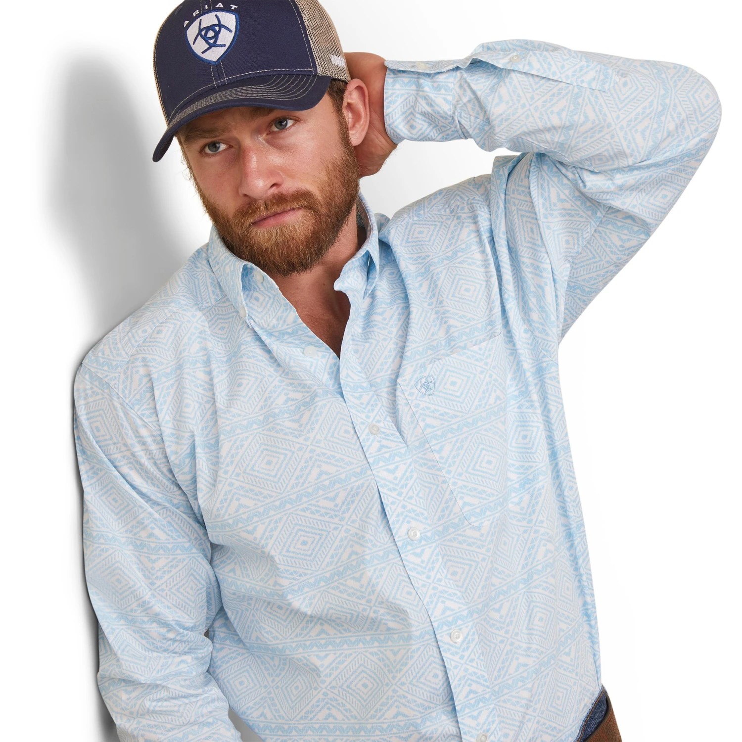 Camisa Ariat Nigel Corte Clásico 3 Camisa Ariat Nigel Corte Clásico - Image 3