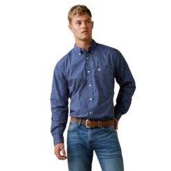 Camisa Ariat Irvin Corte Fitted