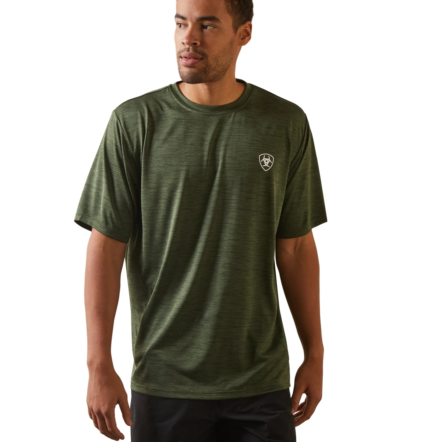 Playera Ariat Charger Stamp Verde 1 Playera Ariat Charger Stamp Verde