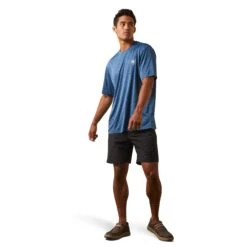 Playera Ariat Charger Stamp Azul 9 Playera Ariat Charger Stamp Azul -Ariat Mexico Sales S23 MNS WEST 10043769 full