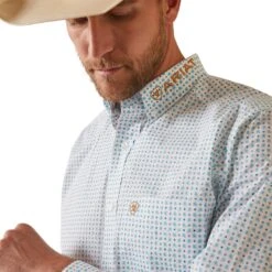 Camisa Ariat Team Stuart Corte Fitted -Ariat Mexico Sales S23 MNS WEST 10043799 detail01