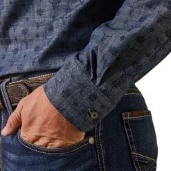 Camisa Ariat Noah Corte Clásico -Ariat Mexico Sales S23 MNS WEST 10043918 detail01