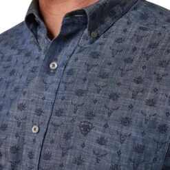 Camisa Ariat Noah Corte Clásico -Ariat Mexico Sales S23 MNS WEST 10043918 detail02