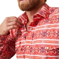 Camisa Davon Corte Clásico Botón A Presión -Ariat Mexico Sales S23 MNS WEST 10043920 detail01