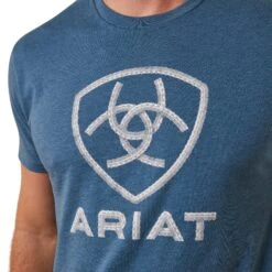 Playera Ariat Steel Bar Logo 6 Playera Ariat Steel Bar Logo -Ariat Mexico Sales S23 MNS WEST 10044782 detail01
