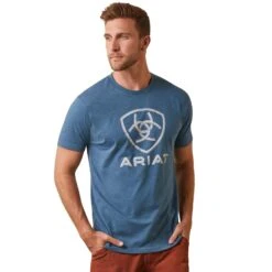 Playera Ariat Steel Bar Logo