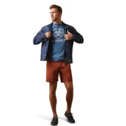 Playera Ariat Steel Bar Logo 7 Playera Ariat Steel Bar Logo -Ariat Mexico Sales S23 MNS WEST 10044782 full