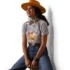 Playera Ariat R.E.A.L. Highlander Rose