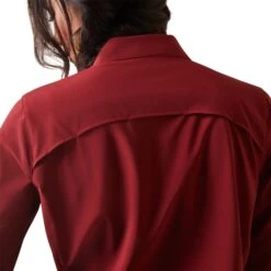 Camisa Ariat VentTEK Stretch Pomegranate -Ariat Mexico Sales S23 WMS WEST 10043495 detail01