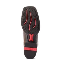 Bota Vaquera Round Up Worn Mocha Cremallera Trasera -Ariat Mexico Sales S23 WMS WEST 10044433 sole