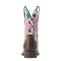 Bota Vaquera Infantil Lonestar Rowdy Rust -Ariat Mexico Sales S23 YTH WEST 10044405 heel